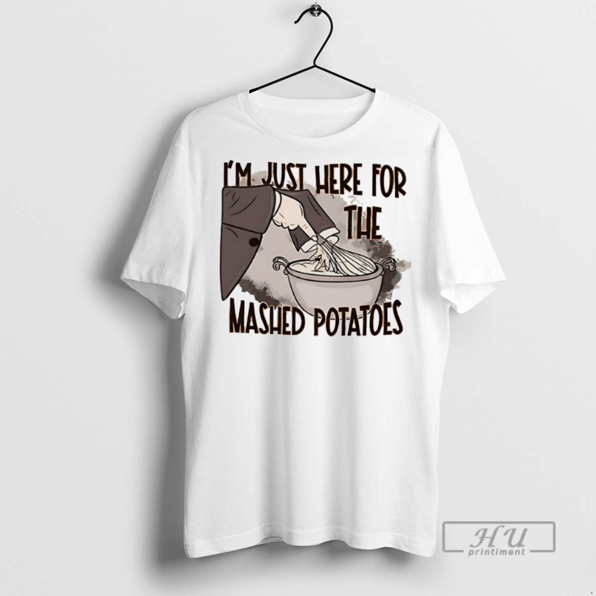 Officials Im Just Here For The Mashed Potatoes T Shirts s Unisex , , , Long Sleeve Tee