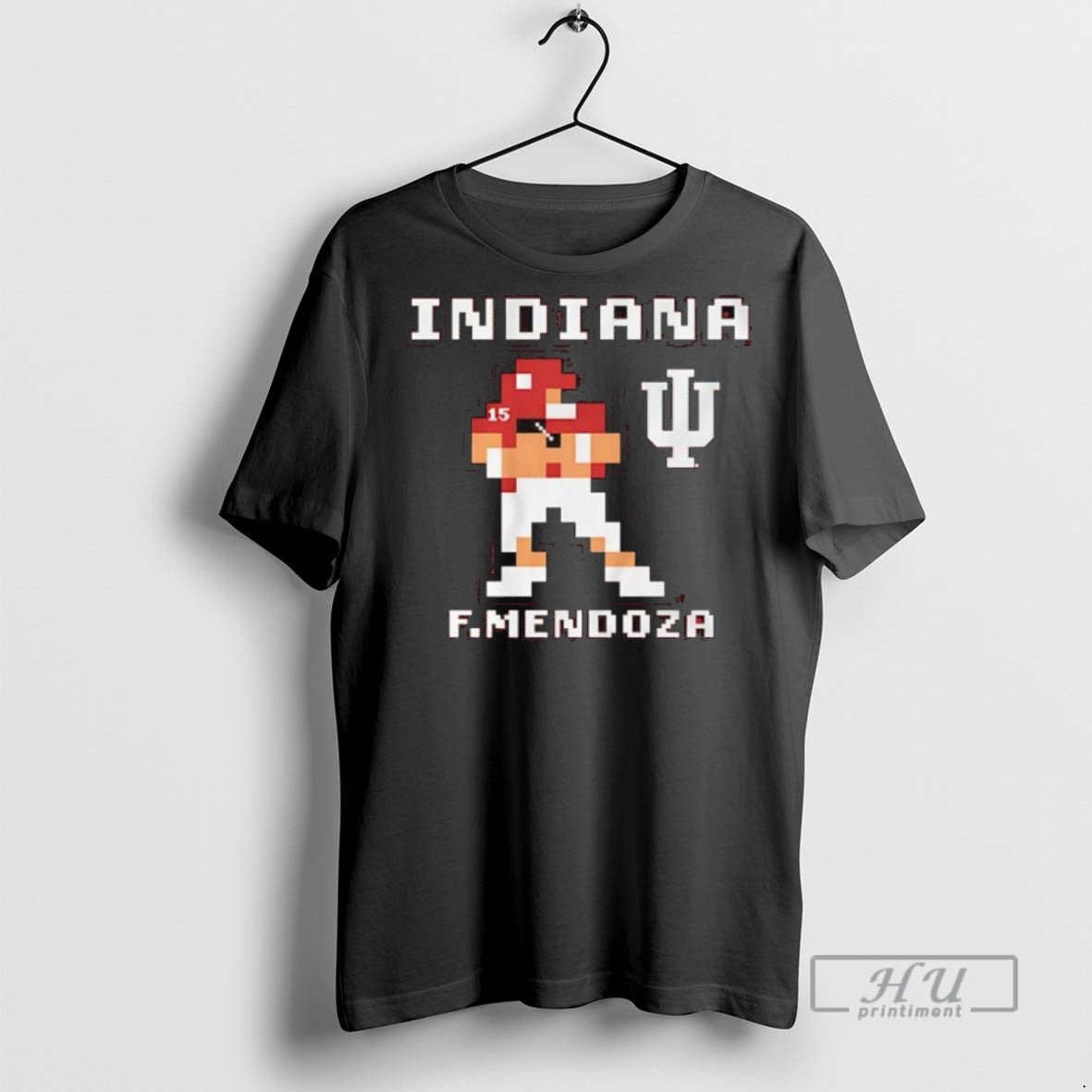 Officials Indiana Football Fernando Mendoza Retro Baller Graphic T Shirt s