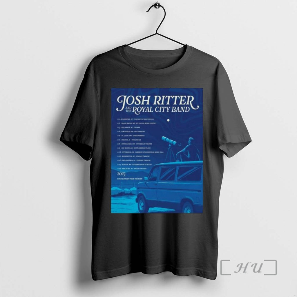 Officials Josh Ritter And The Royal City Band Tour 2025 Long Sleve T Shirt Sweater