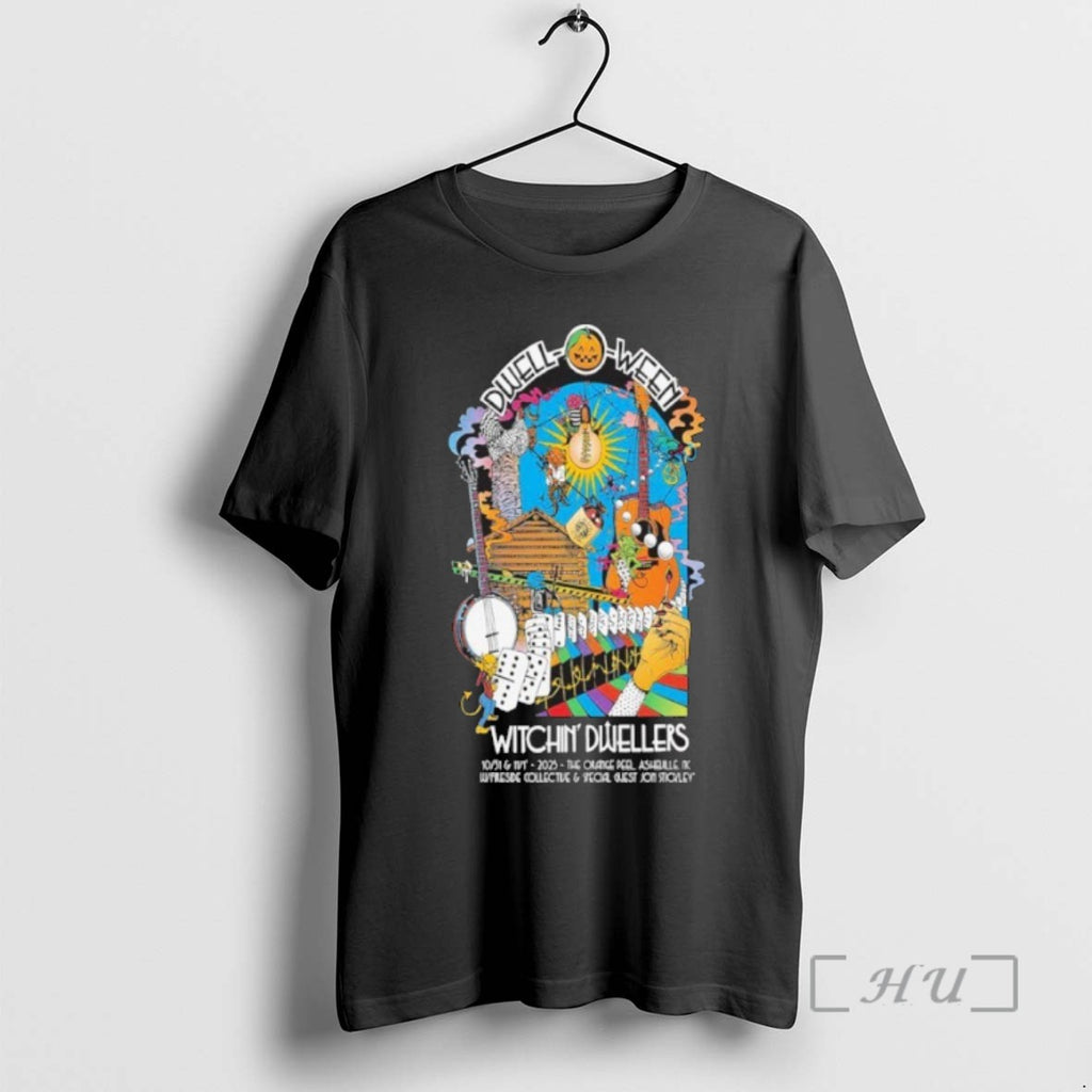 Officials Kitchen Dwellers Halloween Shows 2025 In Asheville Nc T Shirt Sweater
