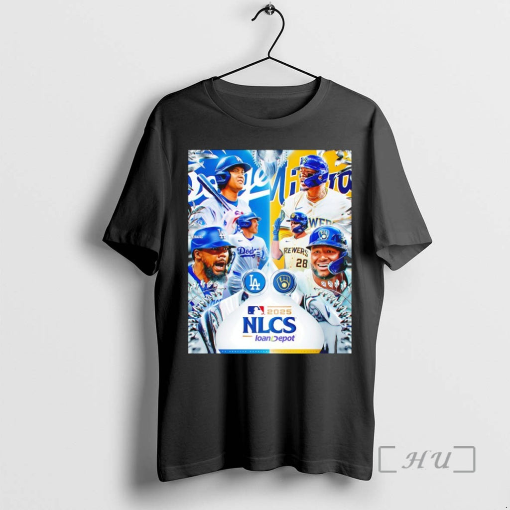 Officials Los Angeles Dodgers Vs Milwaukee Brewers 2025 National League Championship Series Tee Shirt Sweater