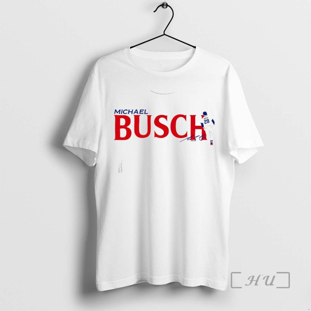 Officials Michael Busch 29 Chicago Cubs Baseball Tee Shirt Sweater