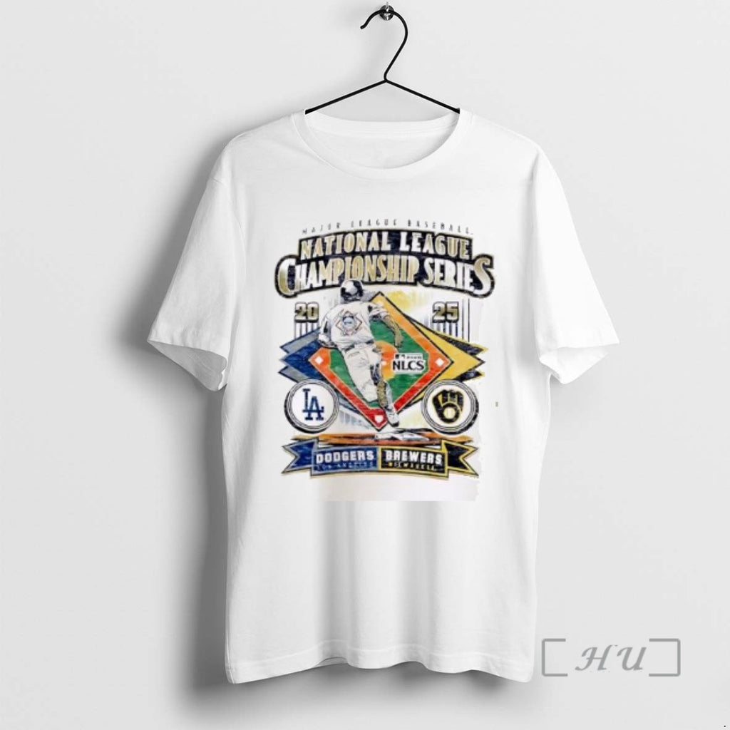 Officials Milwaukee Brewers Vs Los Angeles Dodgers 2025 Nlcs Match Up T Shirt Sweater