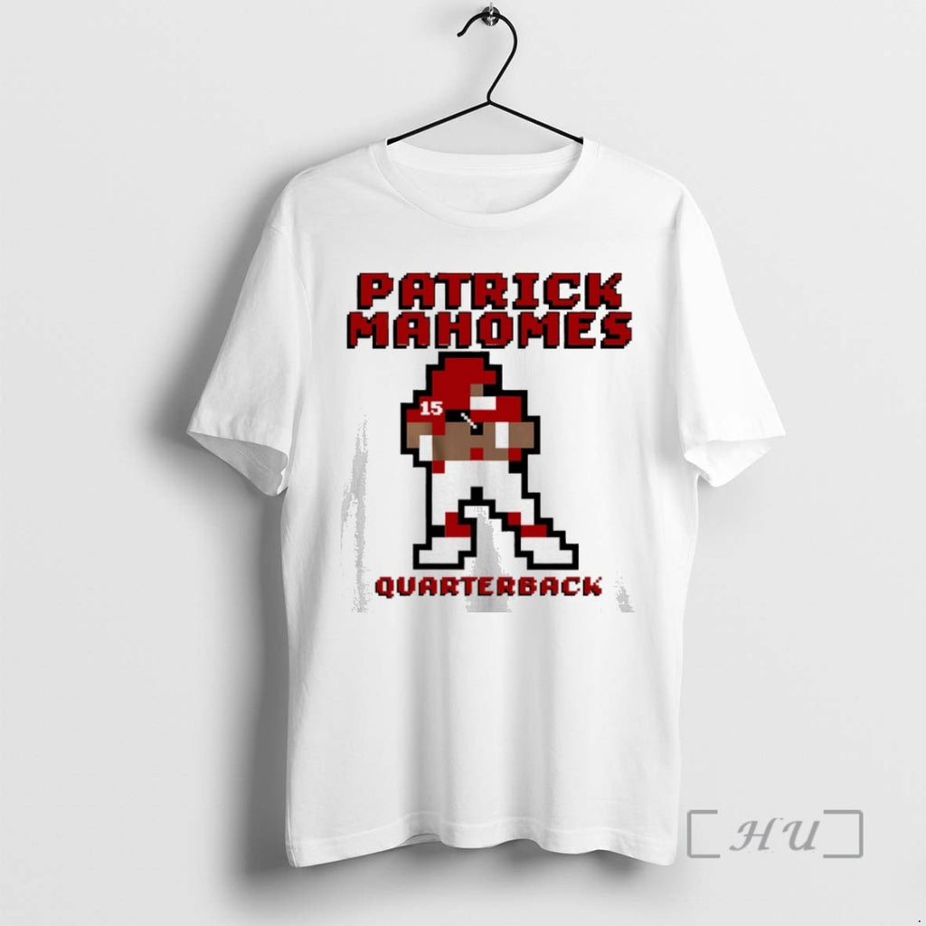 Officials Patrick Mahomes Kansas City Chiefs Quarterback Pixel T Shirt Sweater