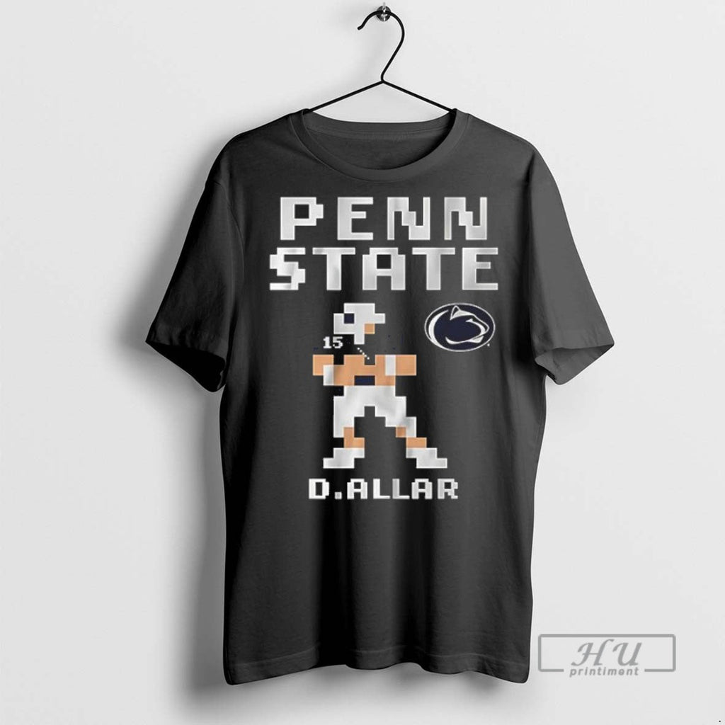 Officials Penn State Football Drew Allar Retro Baller Video Games T Shirt s