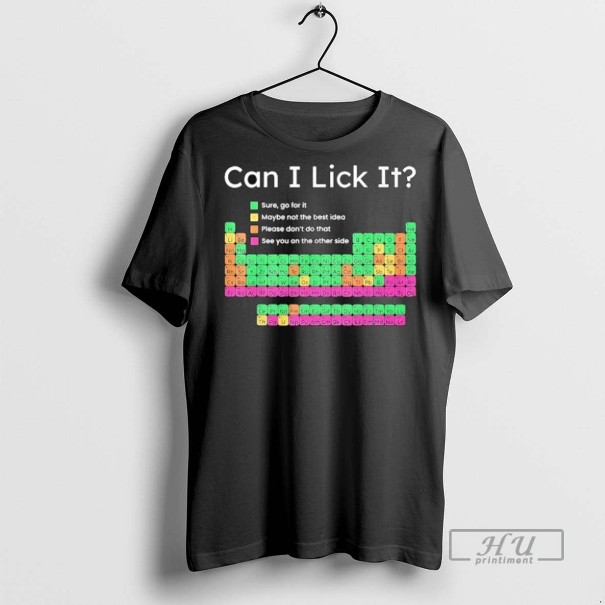 Officials Periodic Table Can I Lick It T Shirt s Unisex , , , Long Sleeve Tee