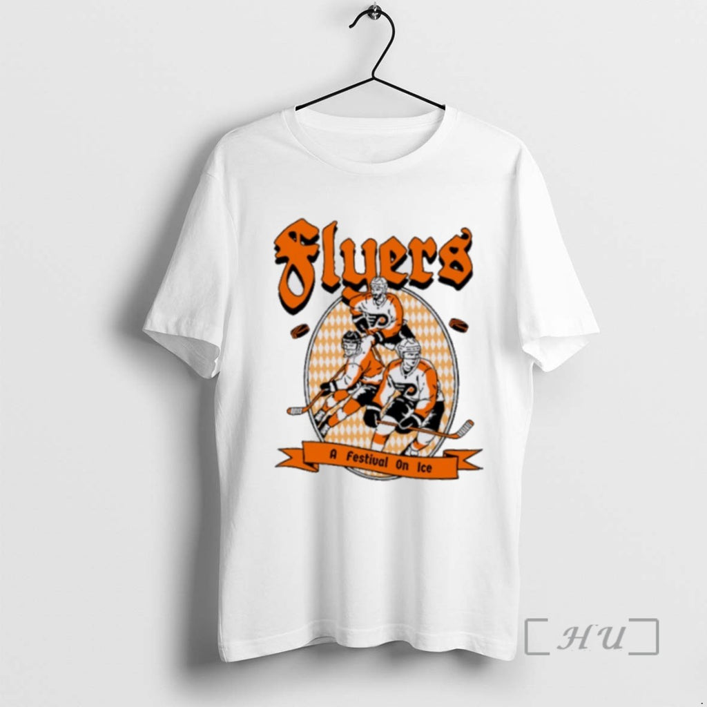 Officials Philadelphia Flyers Nhl Flyers A Festival On Ice T Shirt Sweater