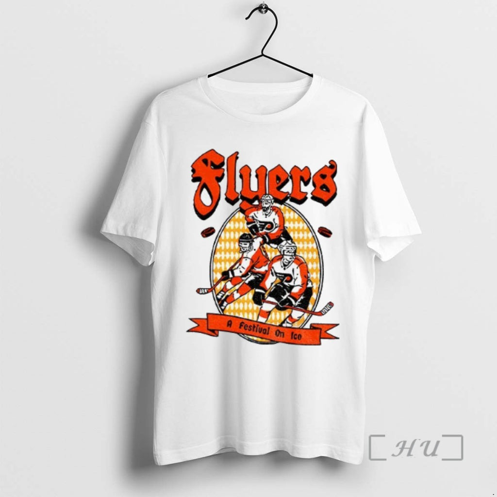 Officials Philadelphia Flyers Nhl Hockey A Festival On Ice October T Shirt Sweater