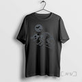 Officials Playing Opossum Skeleton Under Moon With Bats Halloween T Shirt Sweater