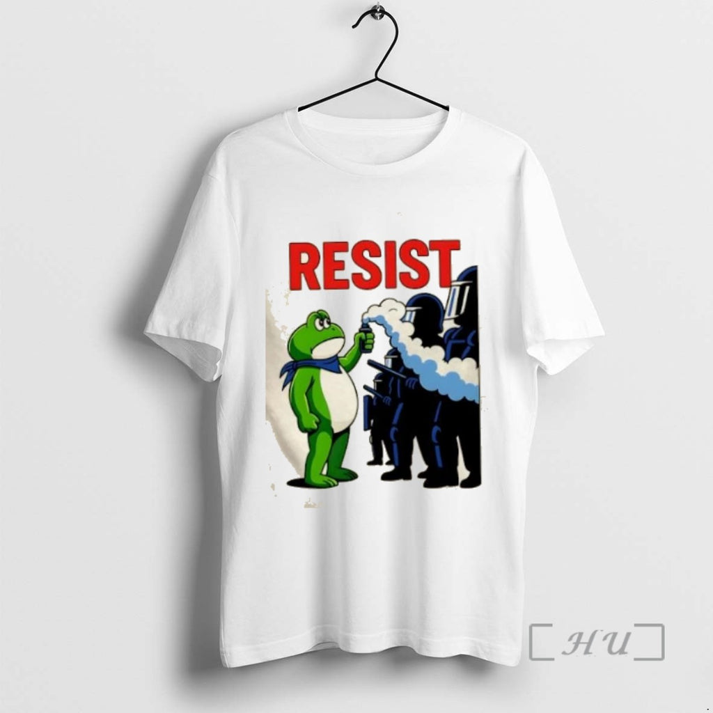 Officials Portland Frog Trending Funny Video Protest Resist T Shirt Sweater