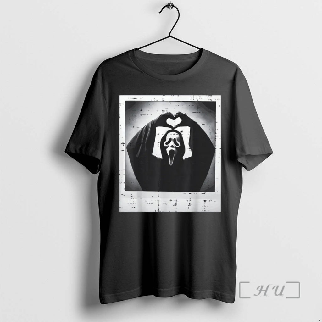 Officials Scary Face Hand Heart Horror Costume Halloween T Shirt Sweater