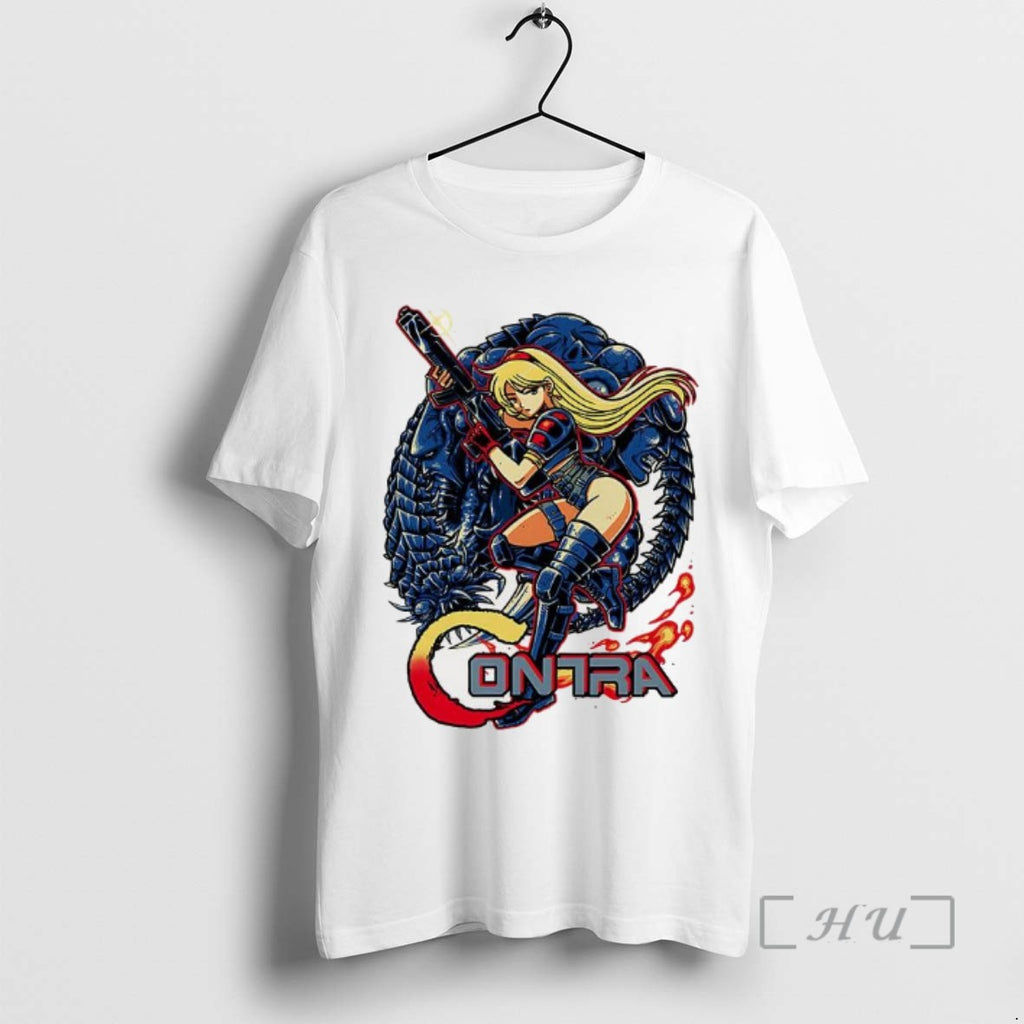 Officials Sheena Etranz Contra Hard Corps Video Game Character T Shirt Sweater