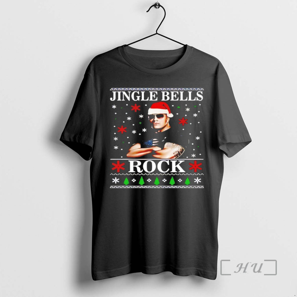 Officials The Rock Jingle Bell Rock Christmas T Shirt Sweater