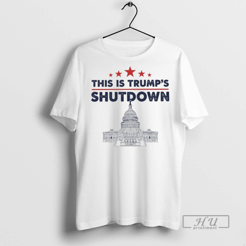 Officials This Is Trump Government Shutdown 2025 White House T Shirts