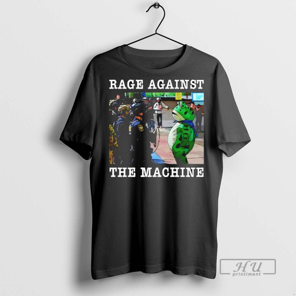 Officials Trending Portland Frog Protest Rage Against The Machine T Shirt Sweatshirt Hoodies