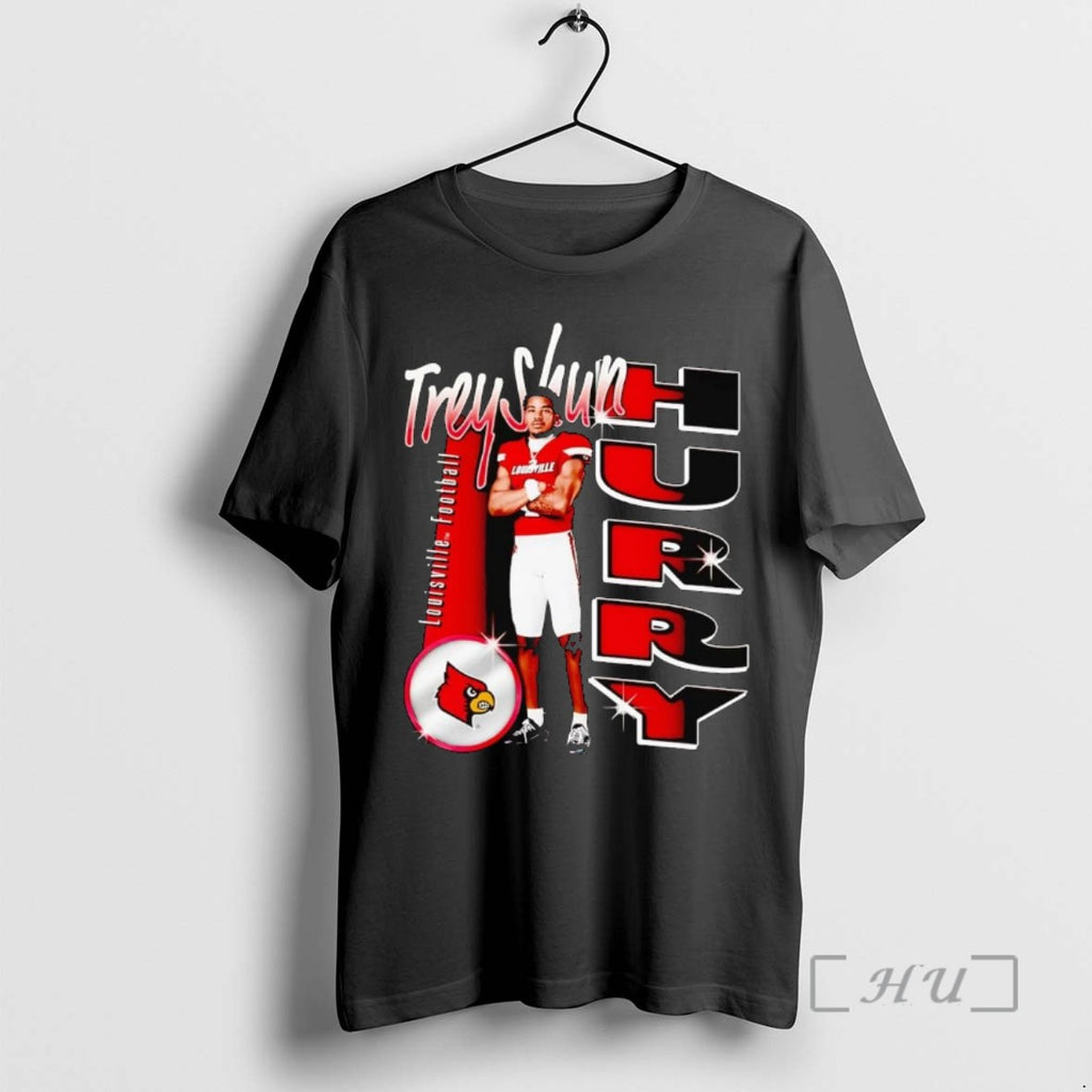 Officials Treyshun Hurry Portrait Louisville Cardinals T Shirt Sweater