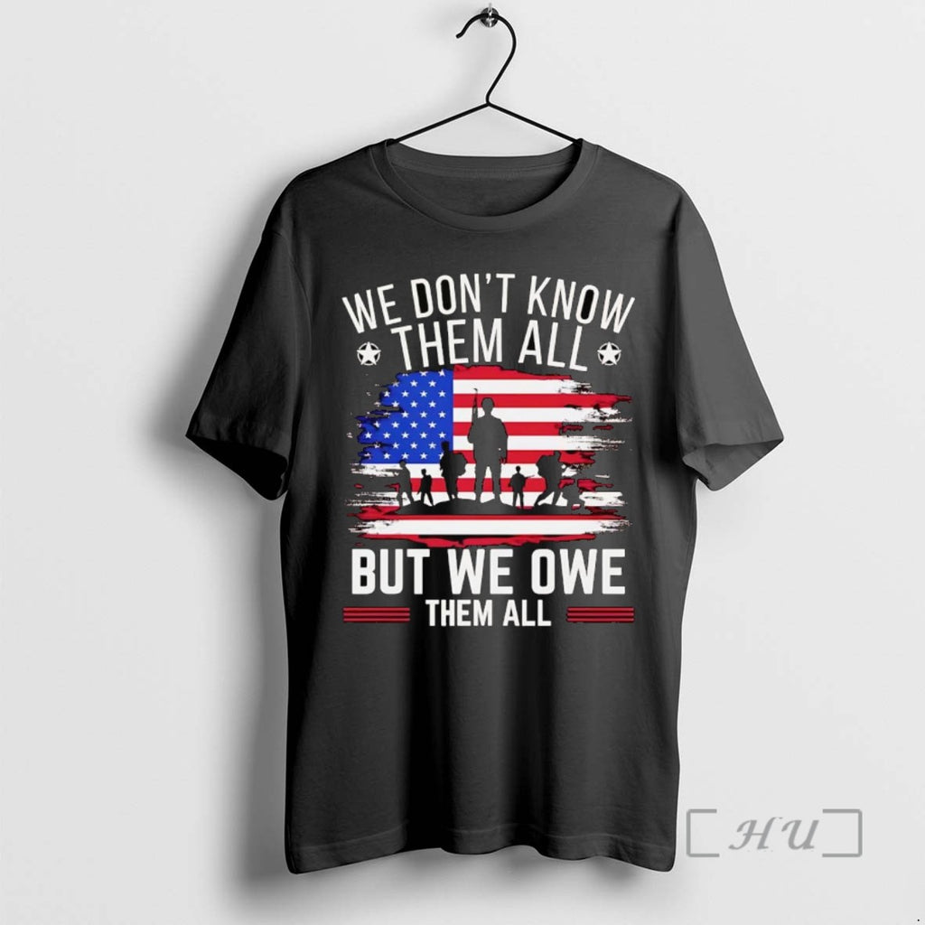 Officials Veteran We Owe Them All But We Owe Them All Tee Shirt Sweater