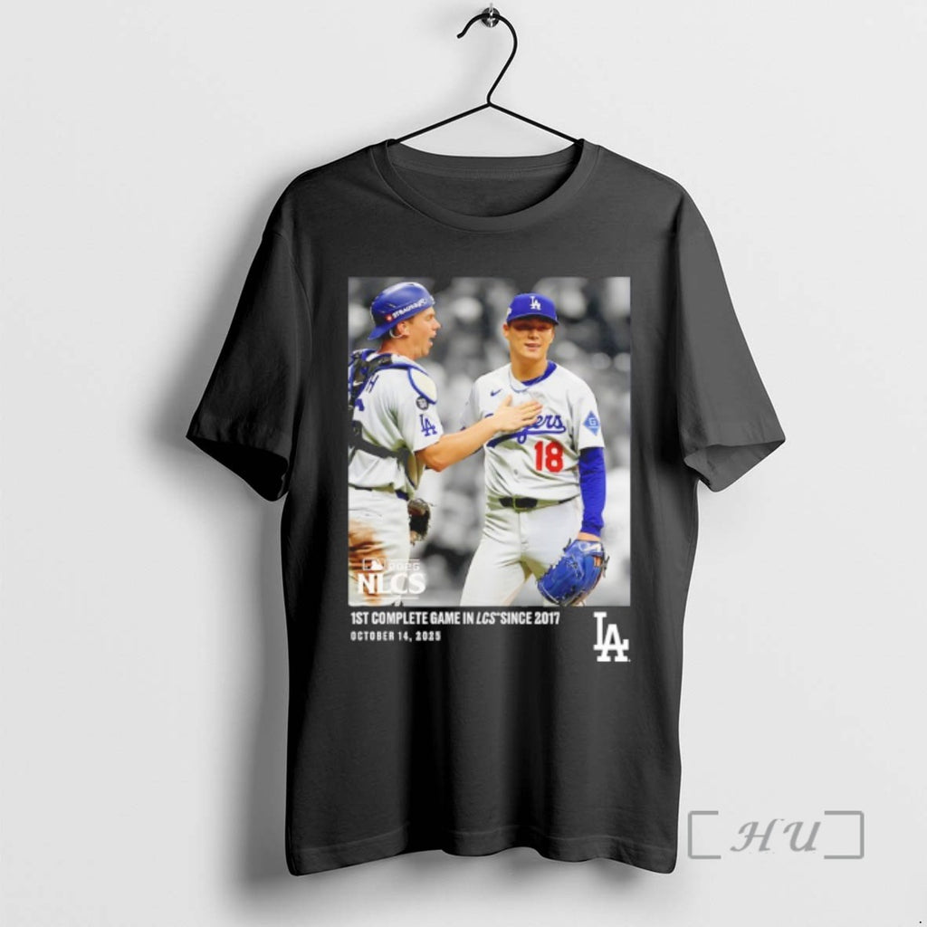 Officials Yoshinobu Yamamoto La Dodgers 1st Complete Game In Lcs Since 2017 T Shirt Sweater