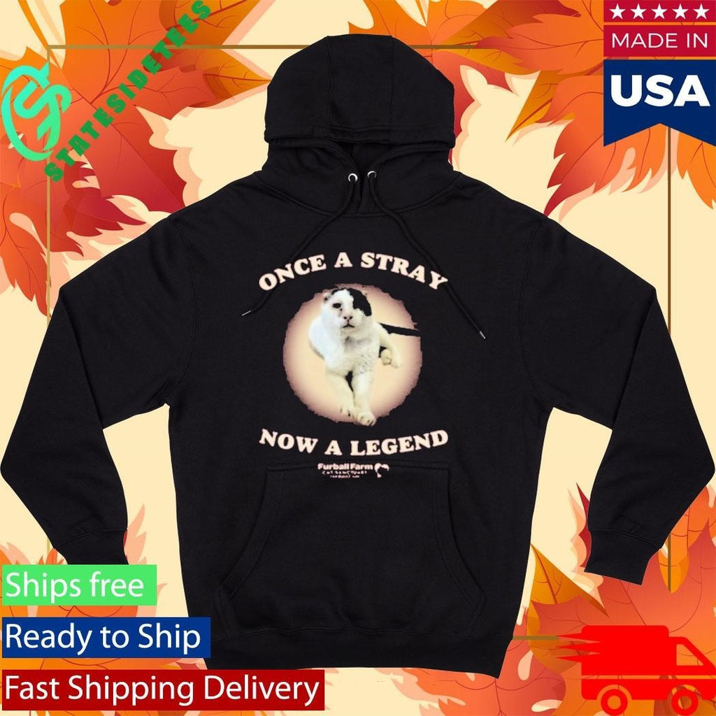 Once A Stray Now A Legend Furball Farm Abraham Shirt Unisex , , , Long Sleeve Tee