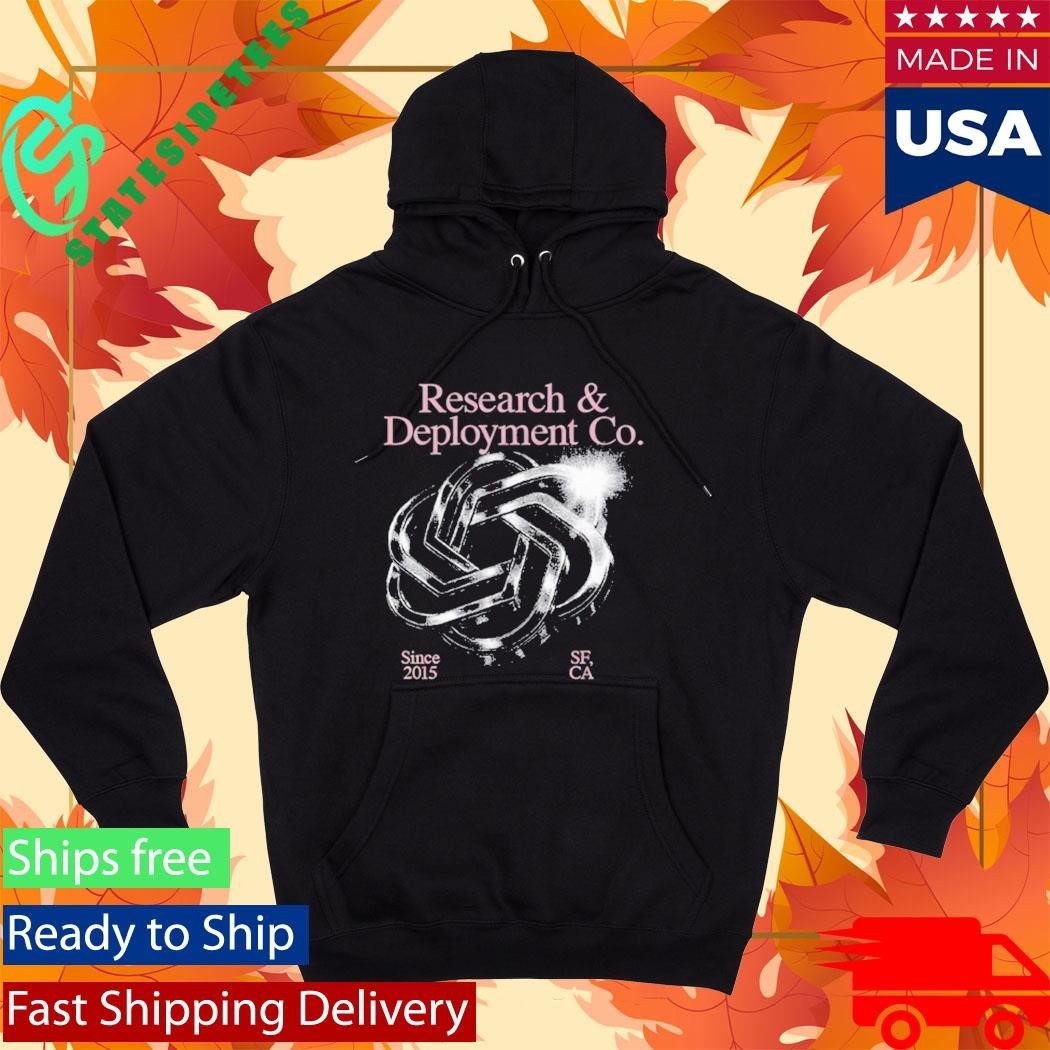 OpenAI Chrome Blossom Research And Deployment Co Shirt Unisex , , , Long Sleeve Tee