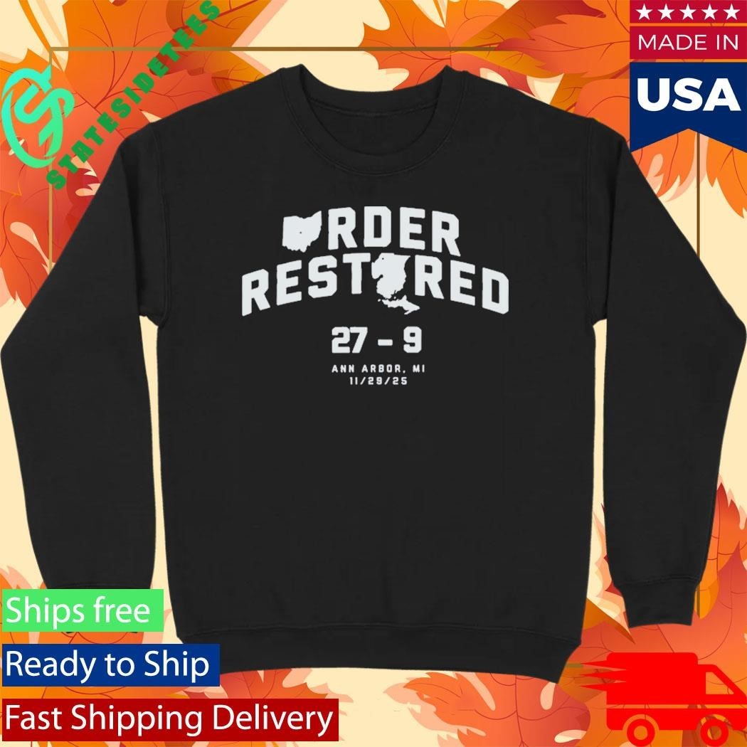 Order Red Nov 29 2025 Ann Arbor Shirt Unisex , , , Long Sleeve Tee