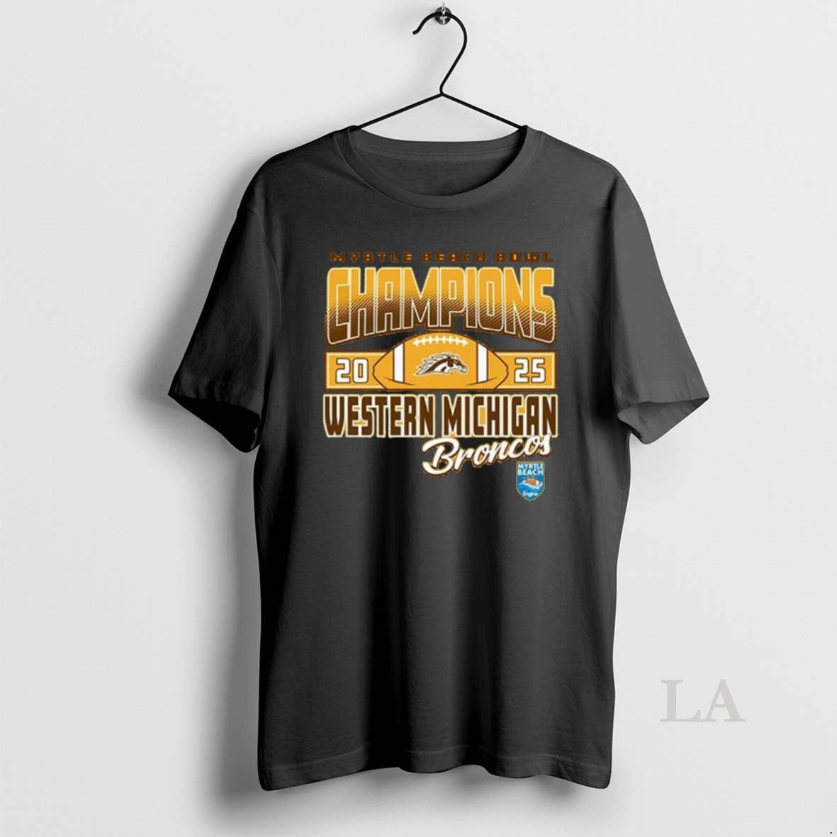 Original 2025 Myrtle Beach Bowl Champions Western Michigan Broncos Football
