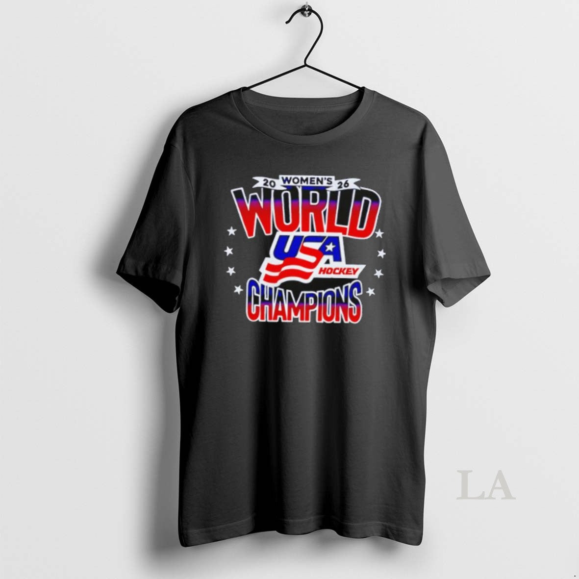 Original 2026 Womens World Usa Hockey Champions Stars Flag
