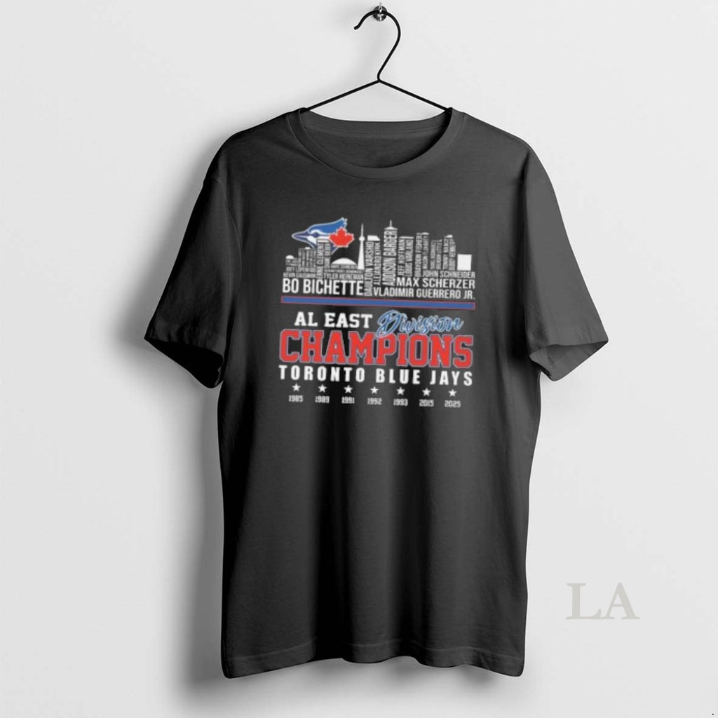 Original Al East Division Champions Toronto Blue Jays Skyline Names 1985 2025