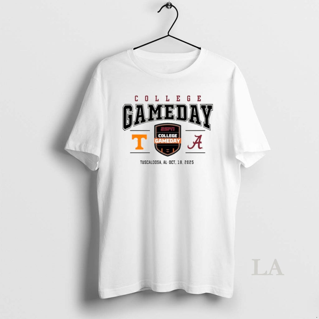 Original Alabama Vs Tennessee 2025 College Gameday Tuscaloosa Al