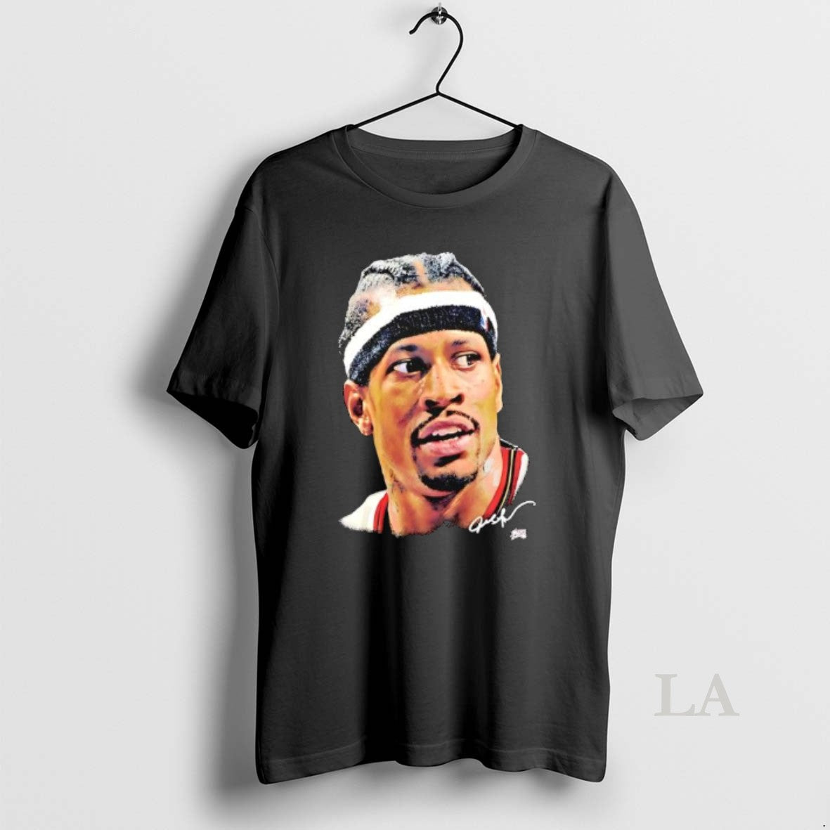 Original Allen Iverson Philadelphia 76ers Real Big Face Signature