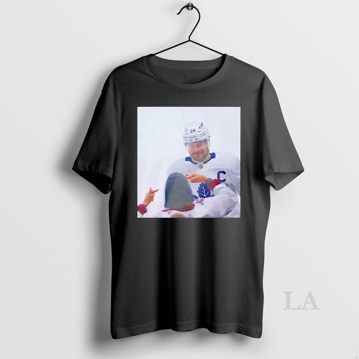 Original Auston Matthews Smirks At The Avs Fans