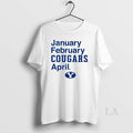 Original Byu Cougars Basketball January February Cougars April