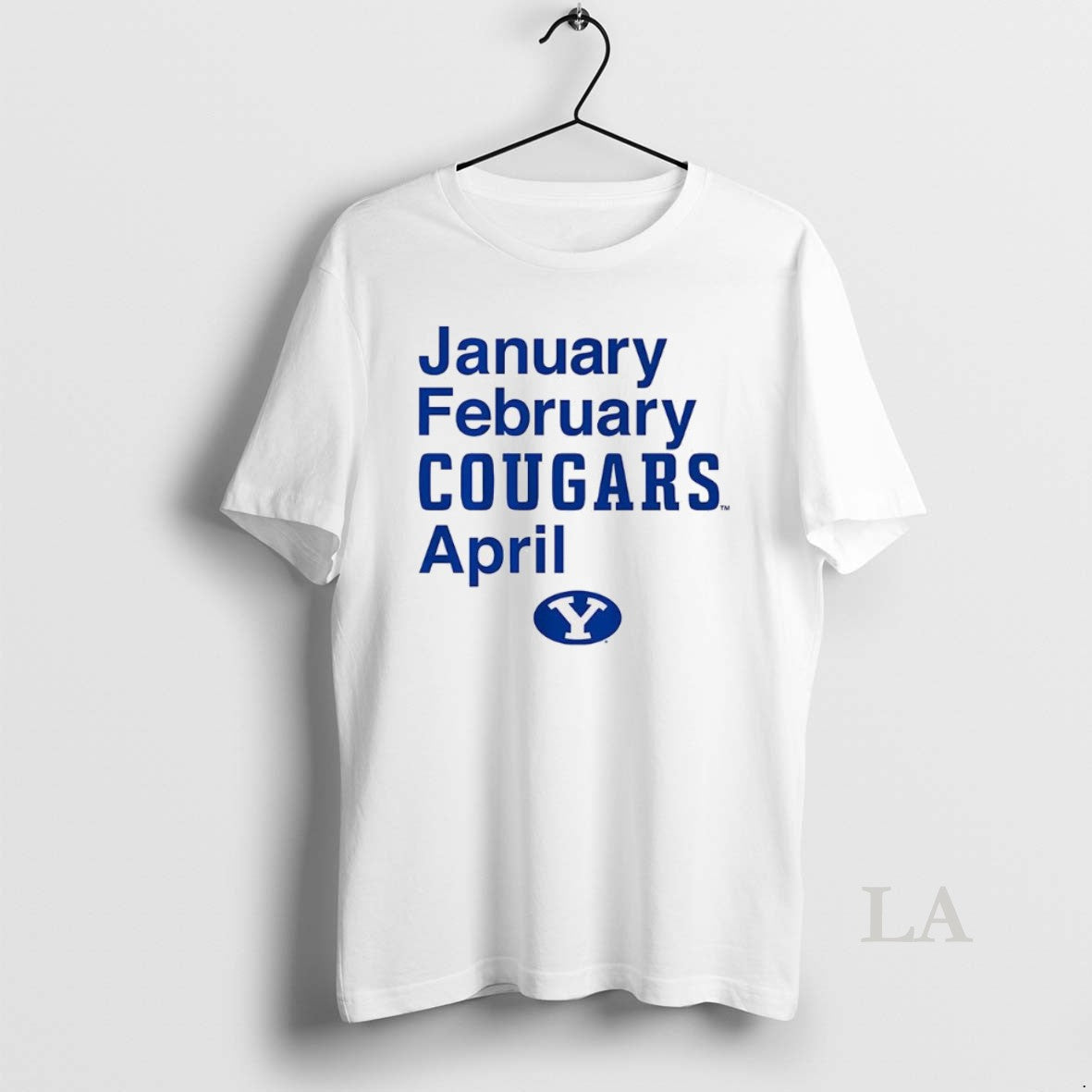 Original Byu Cougars Football January February Cougars April Logo