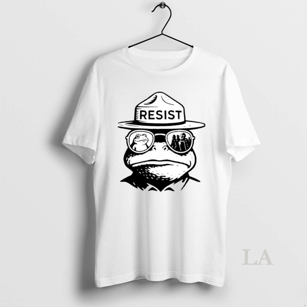 Original Best Resist Reflection Frog Portland Protest Frog