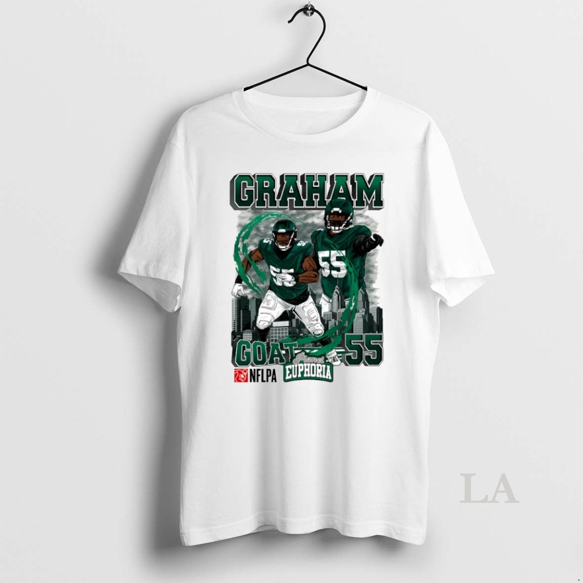 Original Brandon Graham 55 Philadelphia Eagles Football Comic Circle