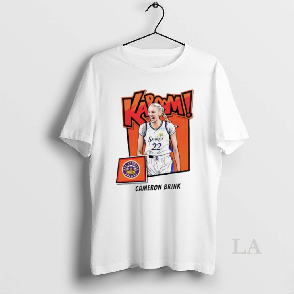 Original Cameron Brink Los Angeles Sparks Player Cartoon 2024 25