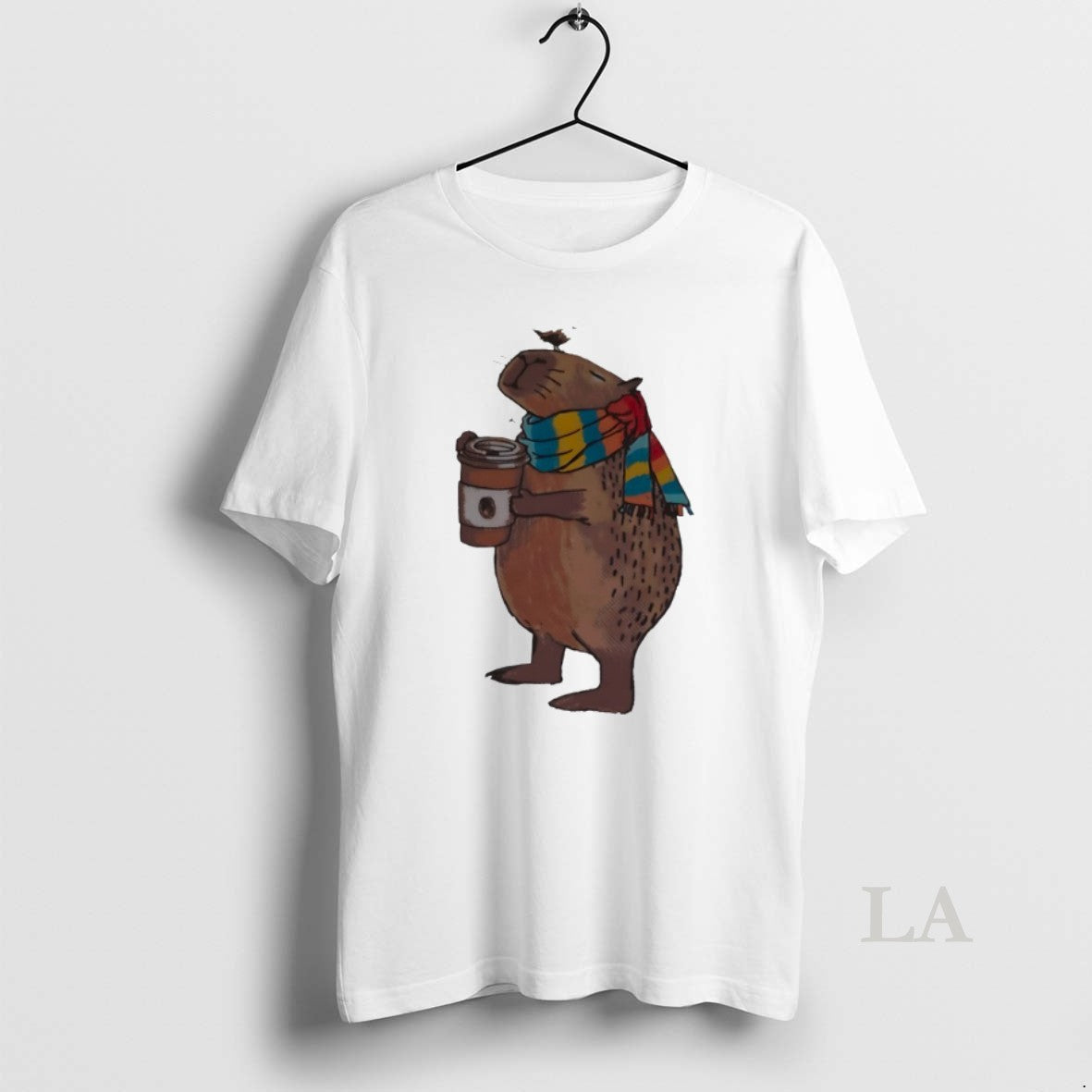 Original Capybara Drink Coffee