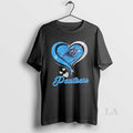 Original Carolina Panthers Football In Glitter Heart Fans