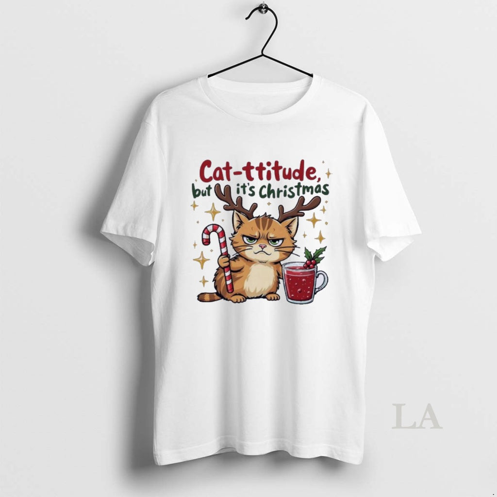 Original Cat Titude Christmas Cat Grumpy Cattitude Meme