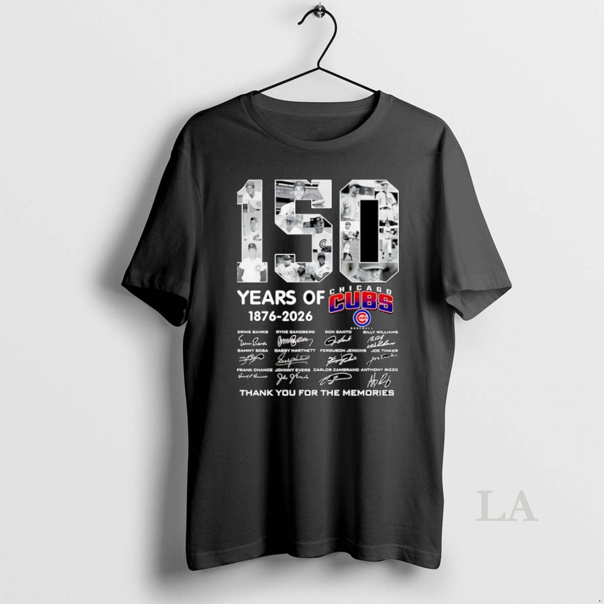 Original Chicago Cubs 150 Years 1876 2026 Thank You For The Memories Signature