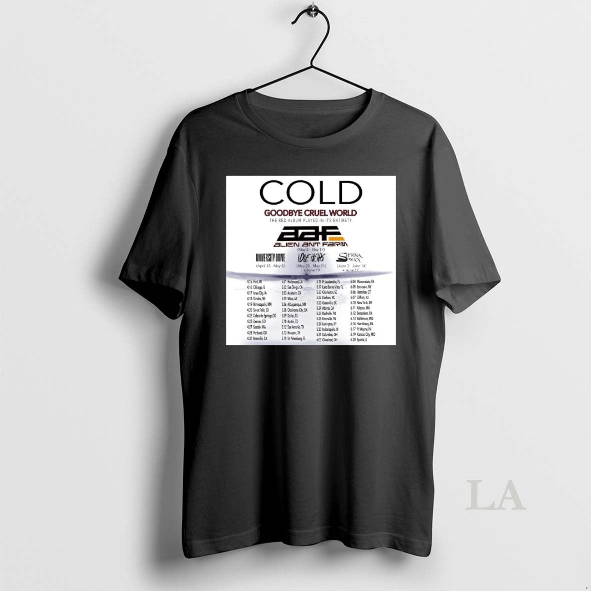Original Cold Goodbye Cruel World The Red Album Played In Its Entirety May 2026