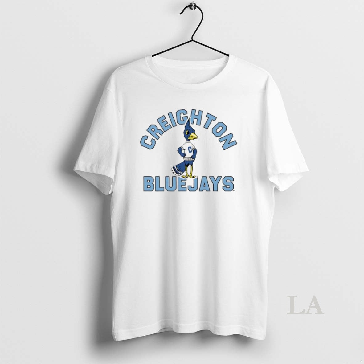 Original Creighton Bluejays Ncaa Billy Bluejay Wordmark Curved