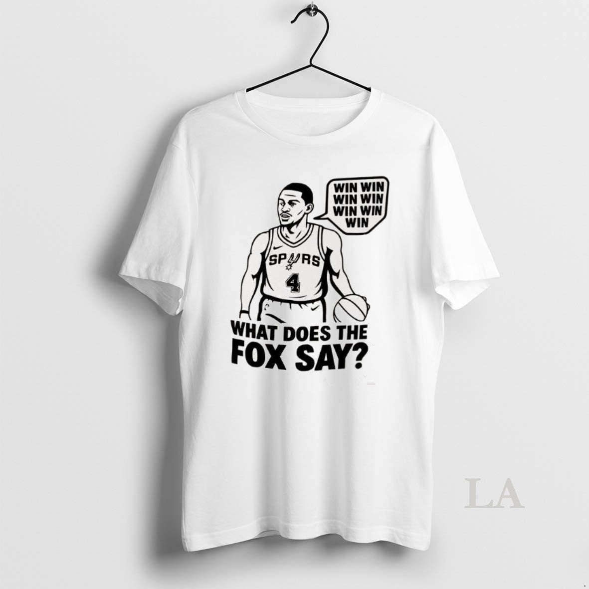 Original Deaaron Fox San Antonio Spurs What Does The Fox Say