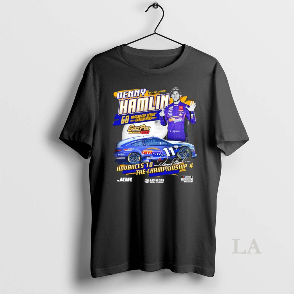 Original Denny Hamlin 2025 South Point 400 Race Winner Advances To The Championship 4
