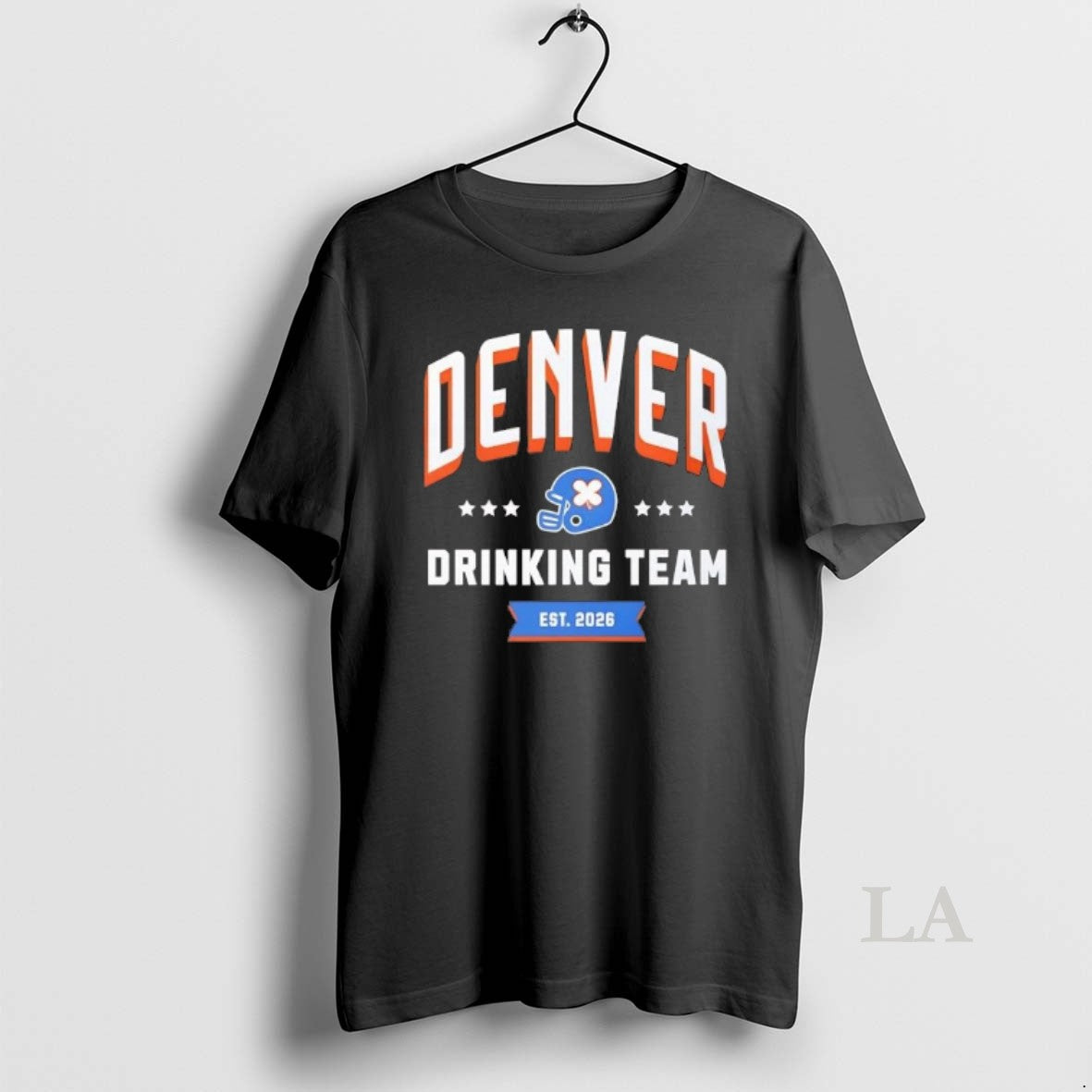 Original Denver Broncos Drinking Team St Patricks Day Helmet Logo Est 2026