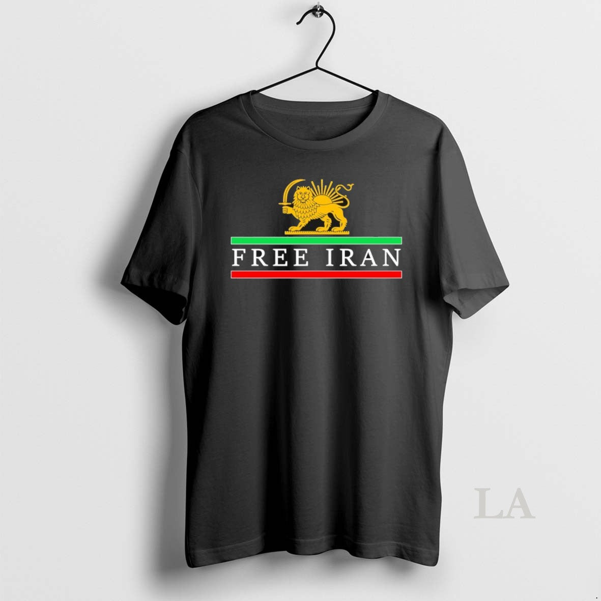 Original Free Iran Lion And Sun Logo