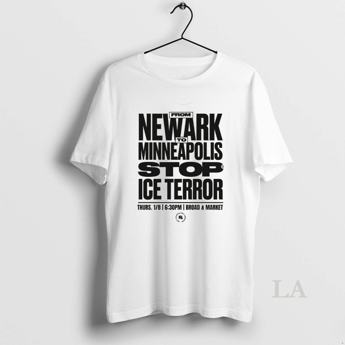 Original From Newark To Minneapolis Stop Ice Terror Broad And Market