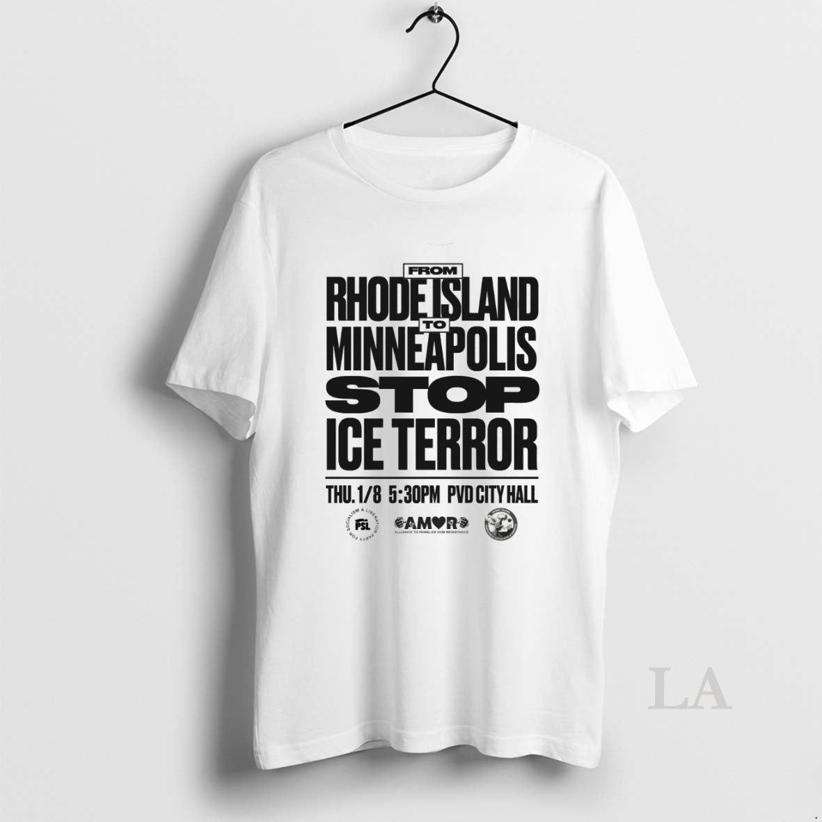 Original From Rhode Island Minneapolis Stop Ice Terror Pvd City Hall