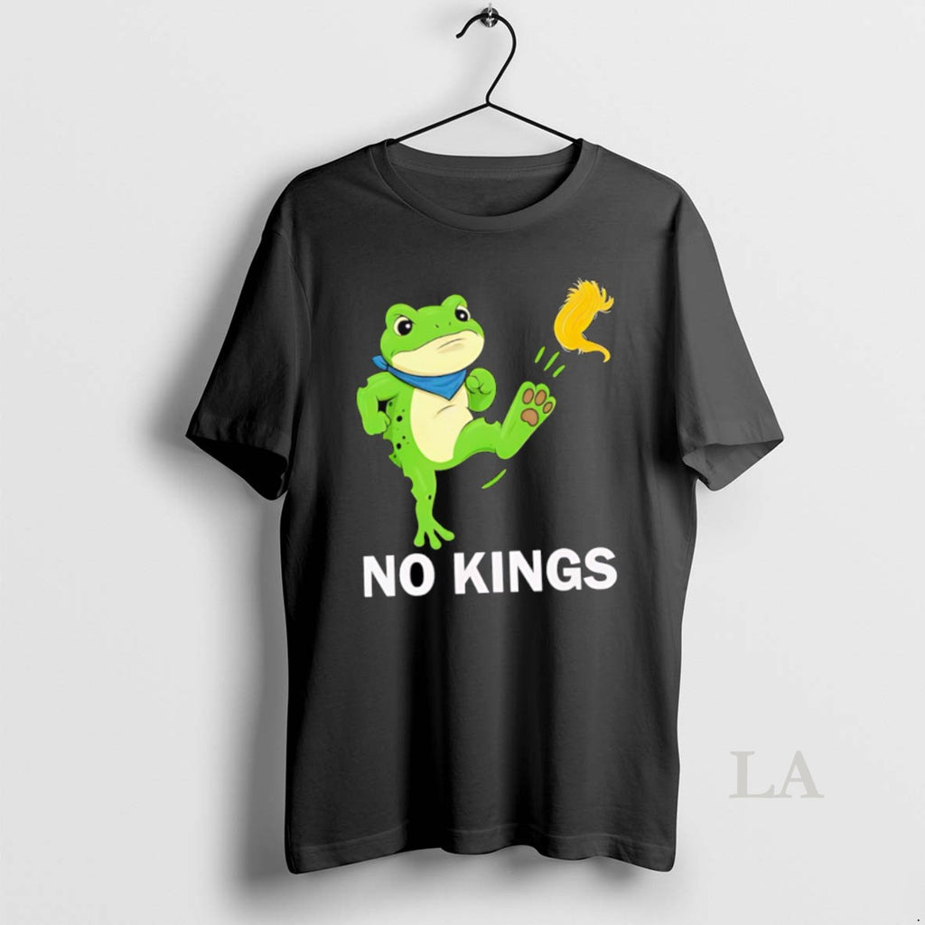 Original Funny No Kings Portland Frog Protest Resist