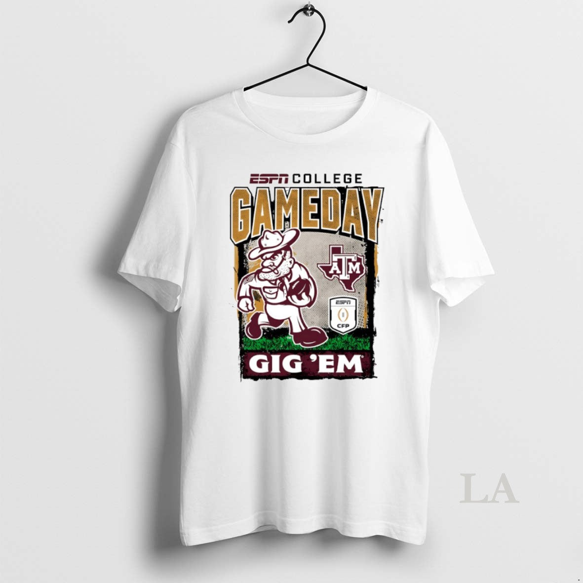 Original Gameday 2025 2026 Collge Football Playoff Texas A And M Aggies Mascot Circle